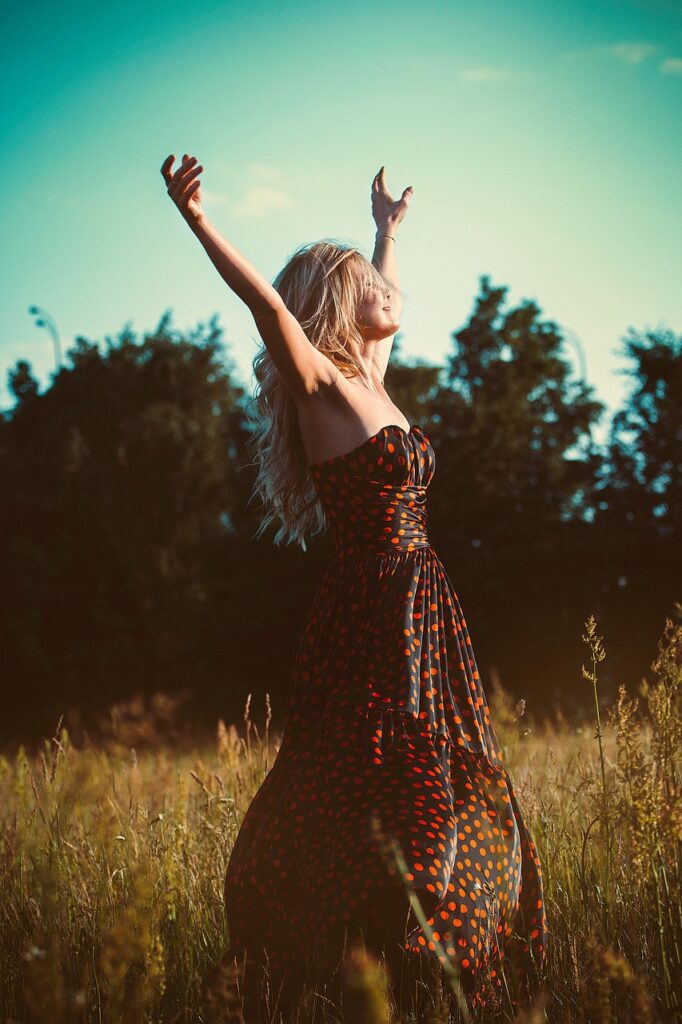 freedom, girl, dress, hands up, open arms, young woman, long dress, fashion, style, stylish woman, happy, happiness, blonde, nature, summer, model, woman, portrait, ourdoors, dress, dress, hands up, hands up, open arms, happy, happy, happy, happy, happy, happiness, happiness, woman